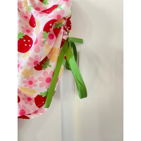 Unique Vintage 1950s Strawberry Print Swing Vintage Style Dress Sz M #73 - Picture 4 of 6